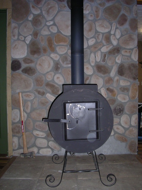 Great room wood stove